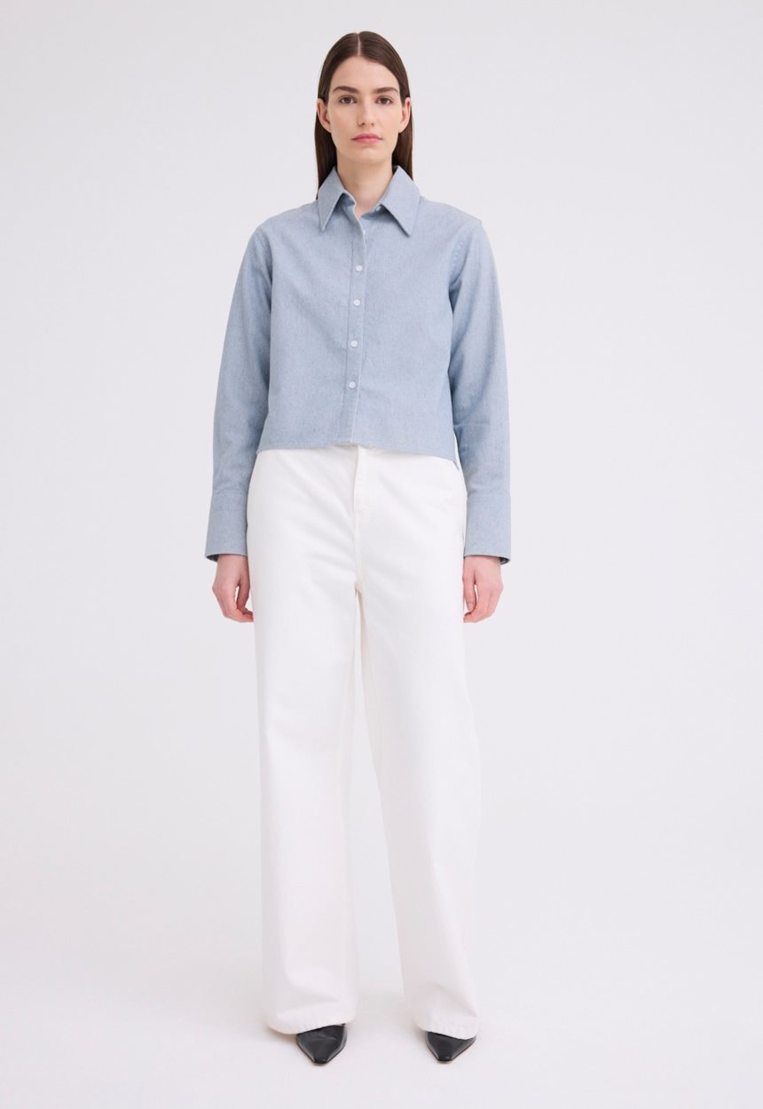 Jac + Jack Driver Denim Shirt - Bream Blue